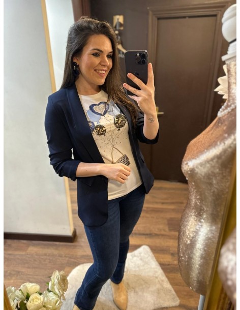Blazer manga azul 2