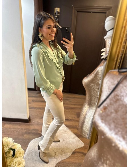 Blusa volantes
