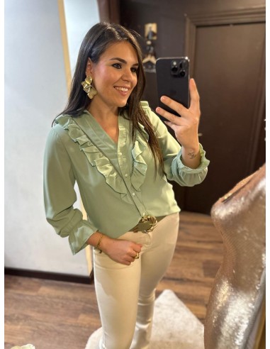 Blusa volantes