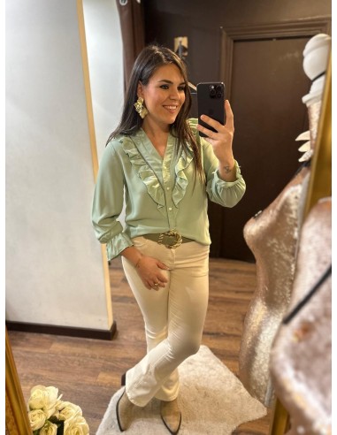Blusa volantes