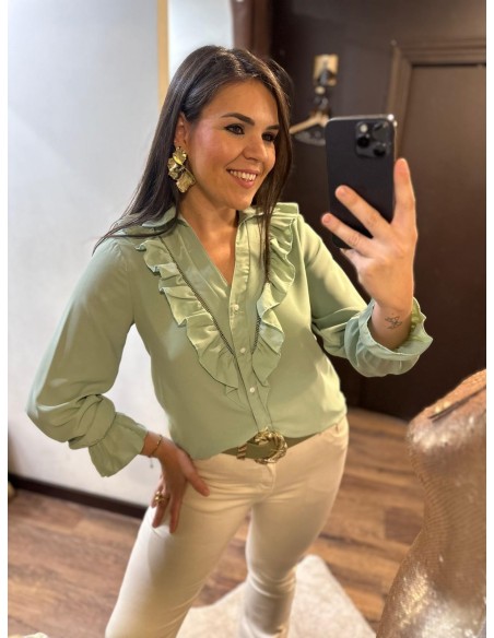 Blusa volantes