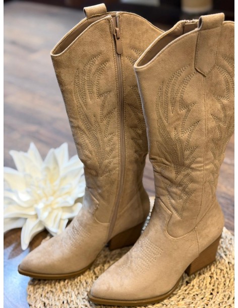 Bota campera Beige