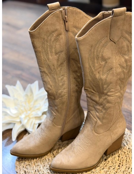 Bota campera Beige