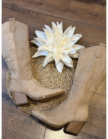Bota campera Beige