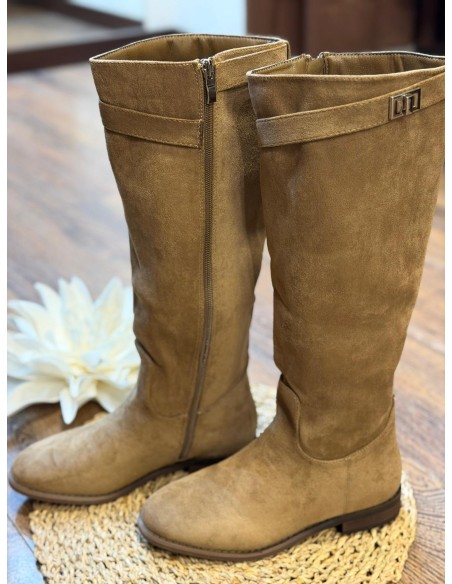 Bota khaki plana