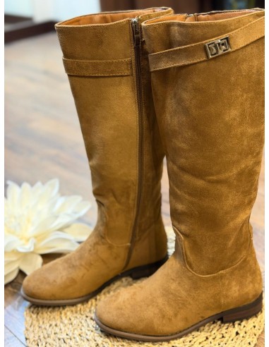 Bota camel plana