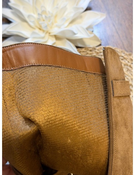 Bota camel plana