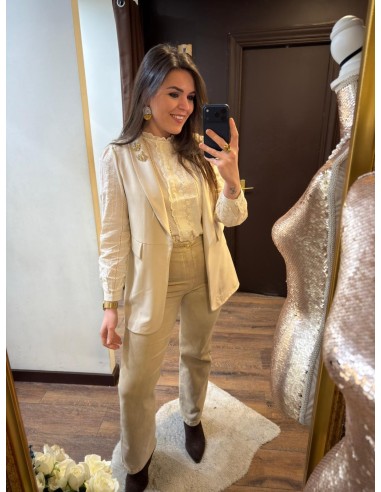 Chaleco blazer