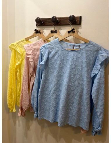 Blusa volante hombro