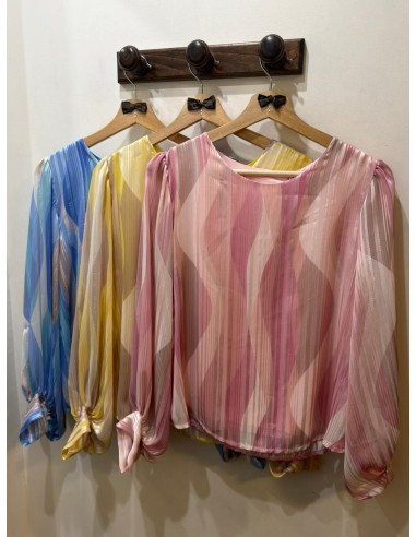 Blusa gasa brillo