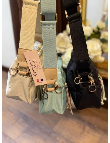 Bolso 4 cremalleras