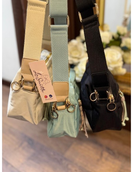 Bolso 4 cremalleras