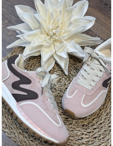 Deportiva rosa/marrón