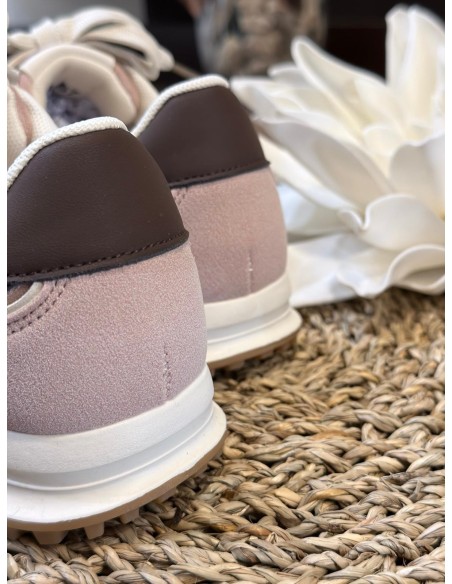 Deportiva rosa/marrón