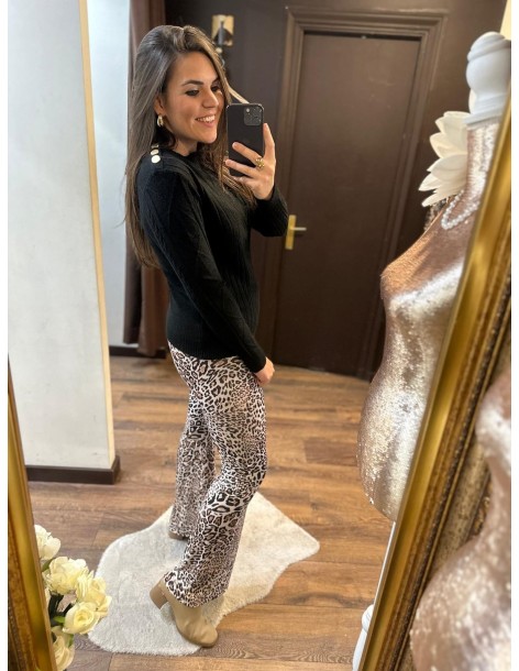 Pantalón licra leopardo 2