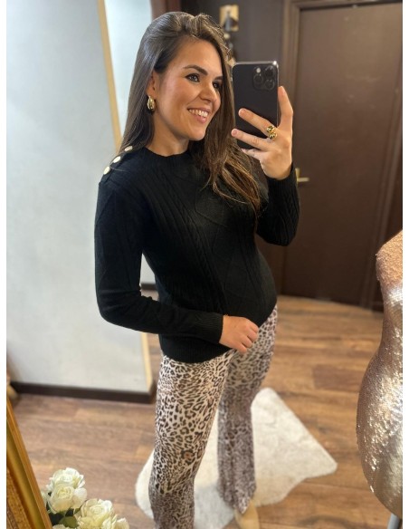 Pantalón licra leopardo
