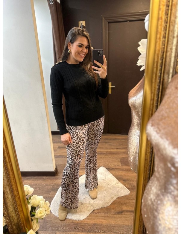 Pantalón licra leopardo