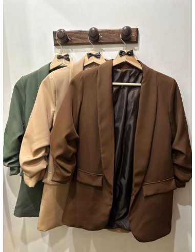 Blazer manga verde