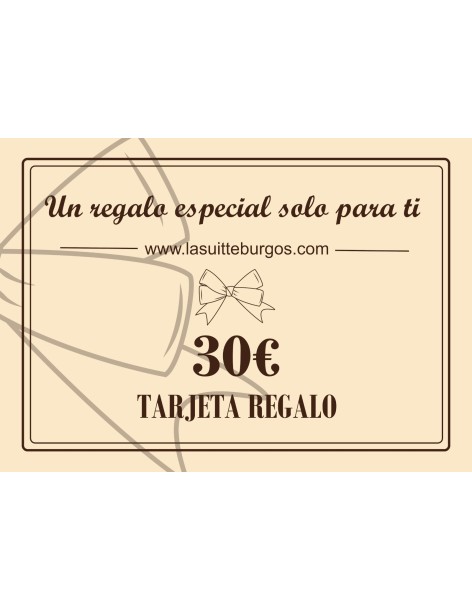 Tarjeta regalo 30€