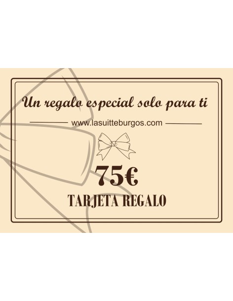 Tarjeta regalo 75€