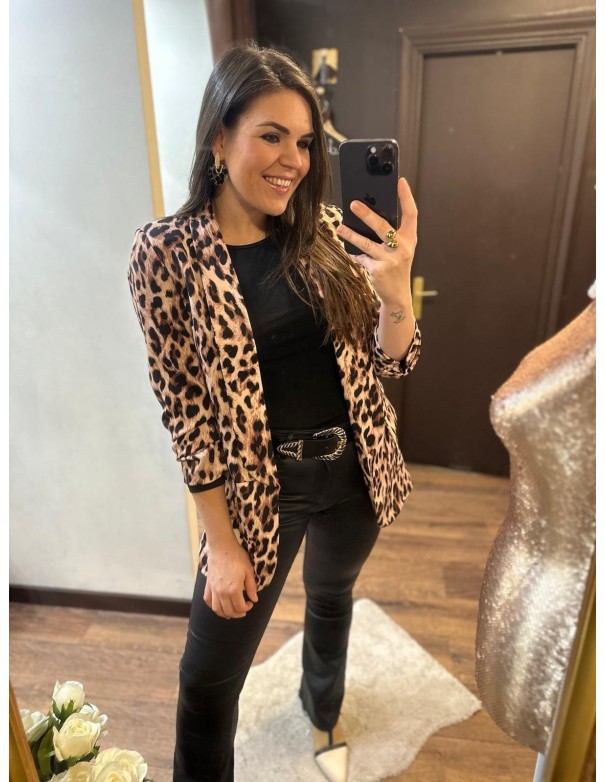 Blazer animal print