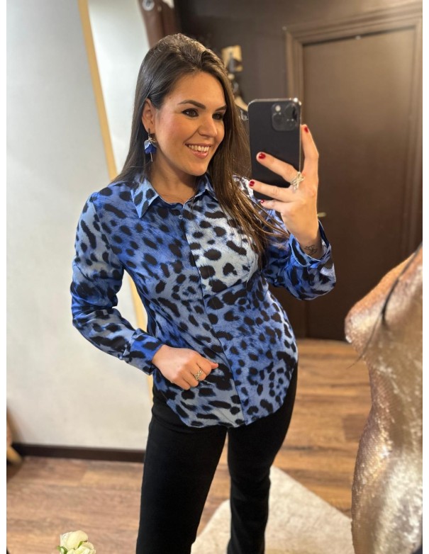 Camisera azulona print